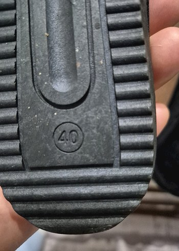 Siyah Kürklü Kadın Terlik Platform Topuklu - Görsel 5