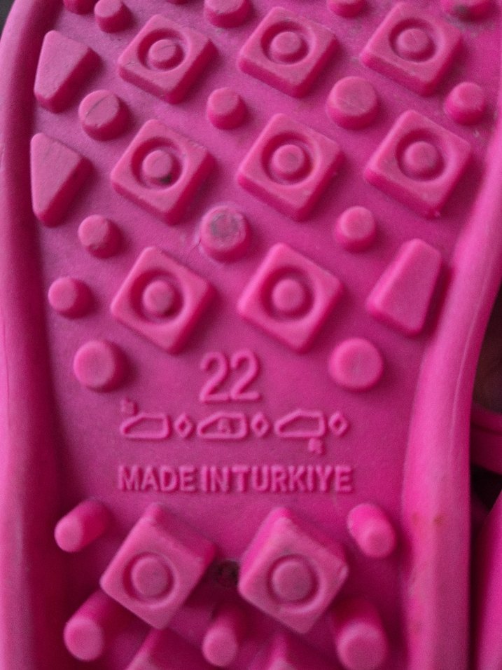 Kız Çocuk Pembe Barbie Tokalı Sandalet - Görsel 5