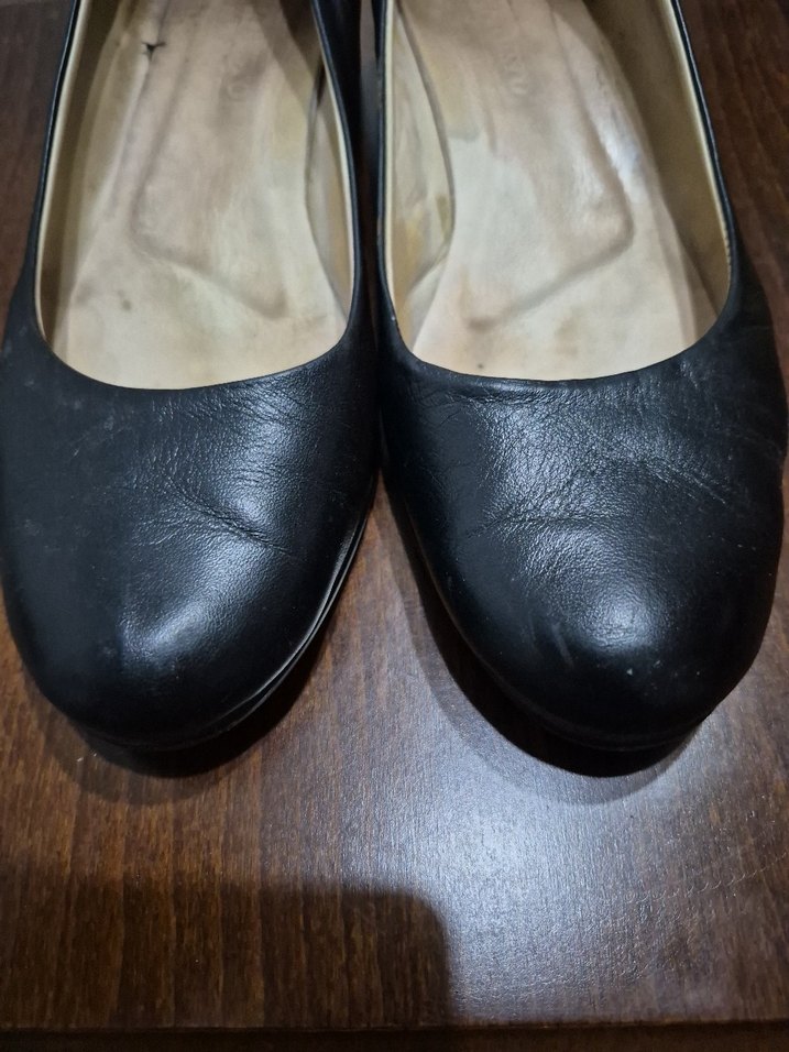 Siyah Kadın Klasik Dolgu Topuk Ayakkabı - Görsel 3