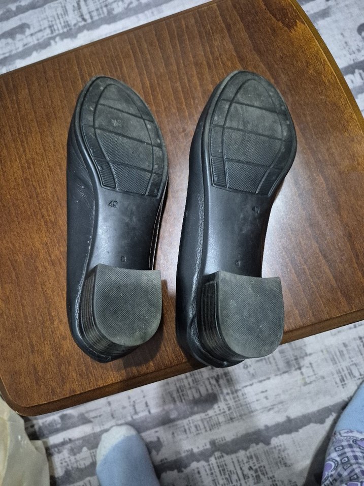 Siyah Kadın Klasik Dolgu Topuk Ayakkabı - Görsel 5