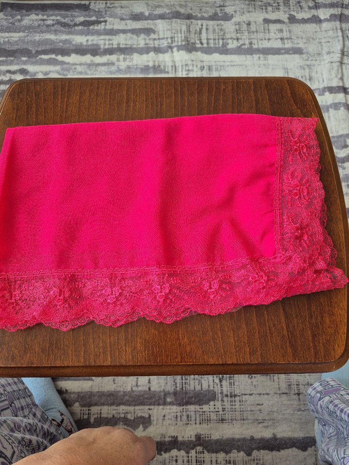 4 kenarı fistolu şal 170/70cm - Görsel 3