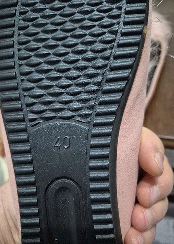 Pembe Kürklü Kadın Terlik - Görsel 6