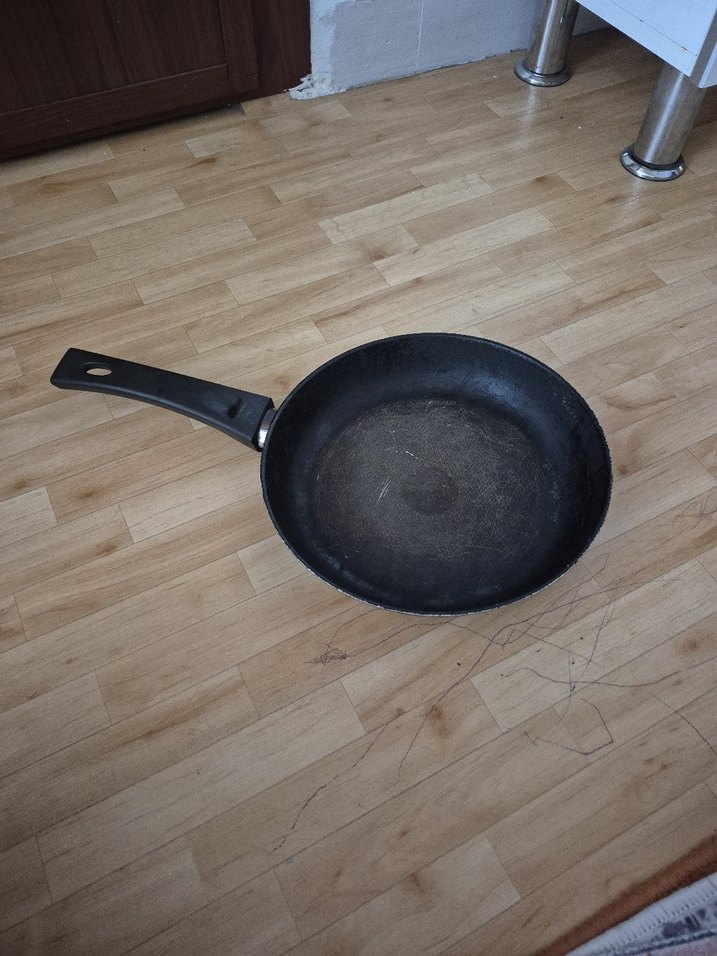 Siyah Teflon Kaplama Tava - Görsel 4