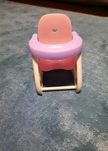 Pastel Pembe Bebek Mama Sandalyesi