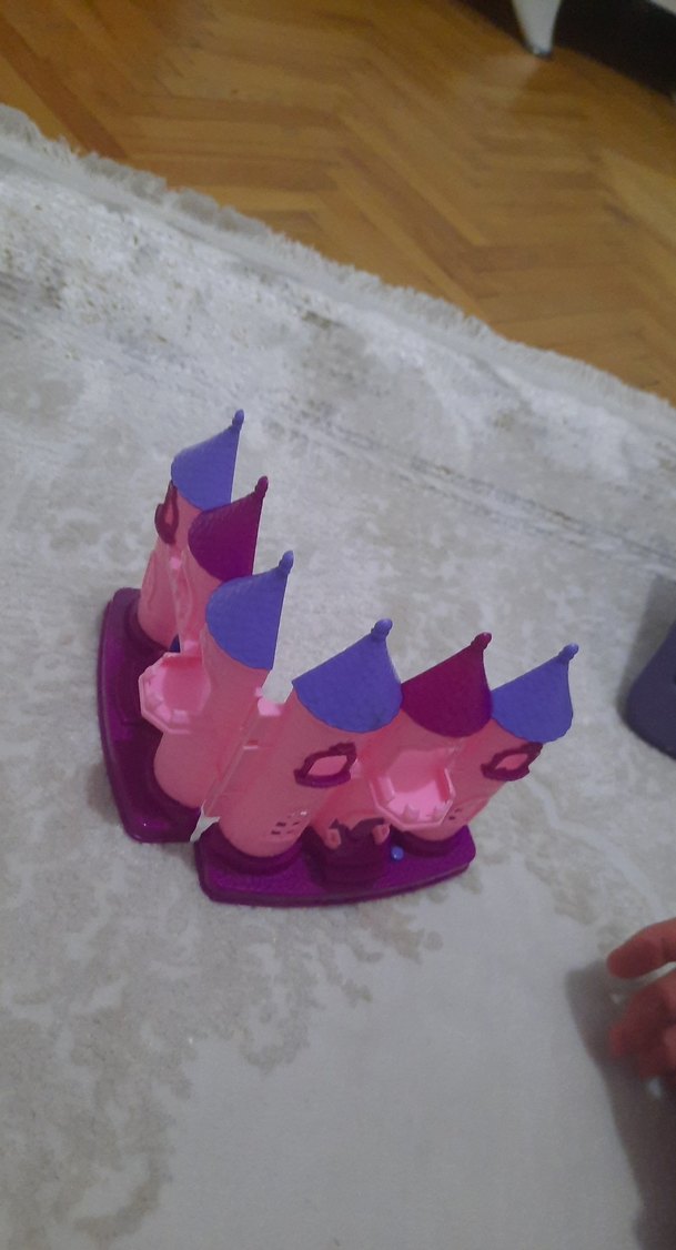 Renkli Pembe Oyuncak Kale - Görsel 2