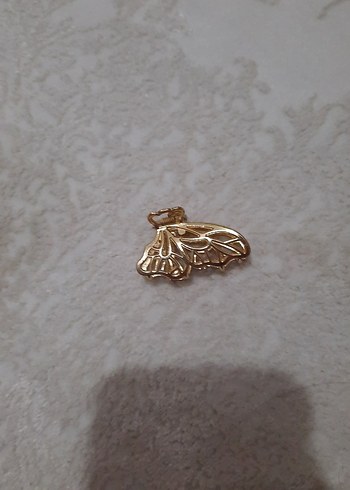 Bej Boncuklu Bohem Kelebek Toka - Görsel 2