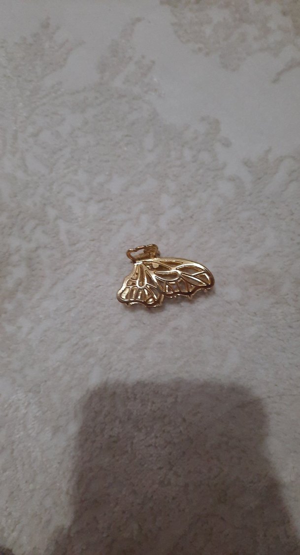 Bej Boncuklu Bohem Kelebek Toka - Görsel 2