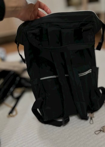 Siyah Baskılı Bebek Çantası - Görsel 3