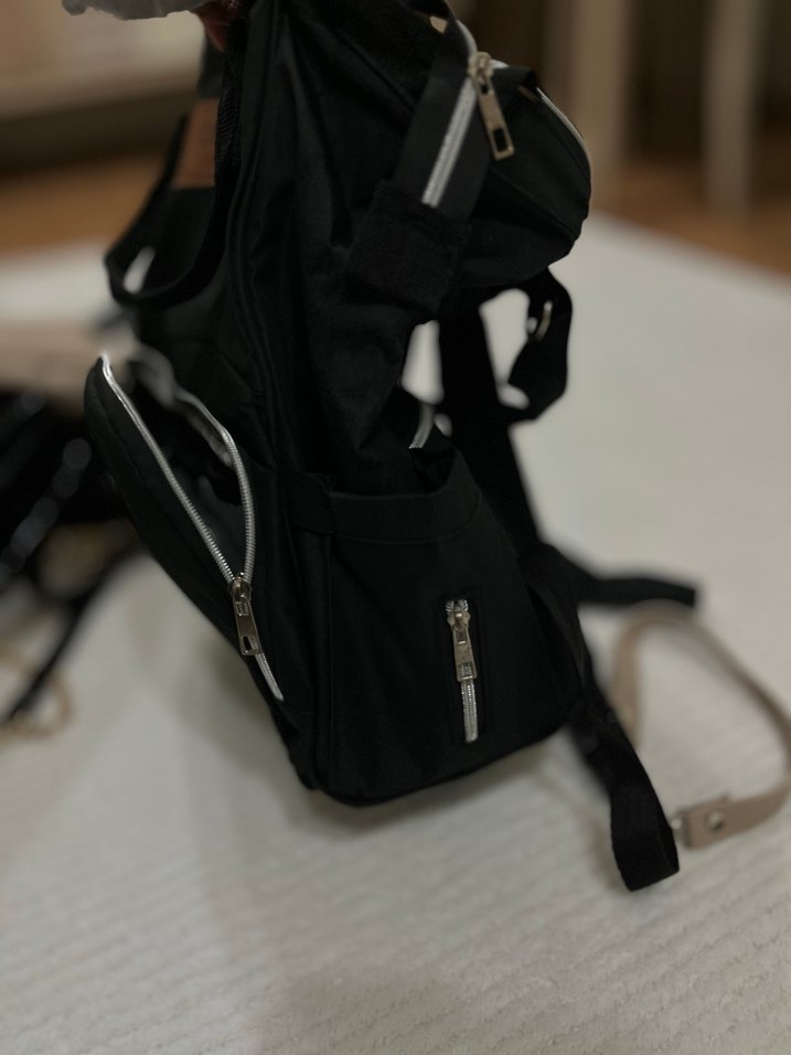 Siyah Baskılı Bebek Çantası - Görsel 2