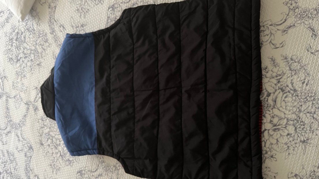 Erkek Siyah Fermuarlı Kolsuz Ceket - Görsel 3