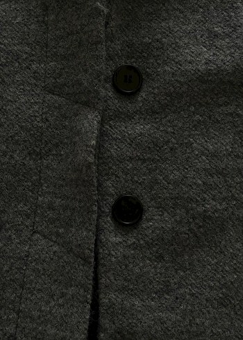 Klasik H&M Gri Kaşe Kaban | Sıcak & Şık - Görsel 2