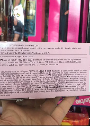 Barbie Mavi Koleksiyonluk Barbie Bebek