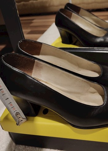 38 Beden Klasik Siyah Kadın Topuklu Ayakkabı - Görsel 2