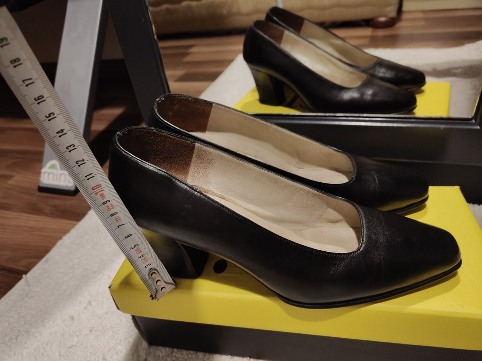 38 Beden Klasik Siyah Kadın Topuklu Ayakkabı - Görsel 2