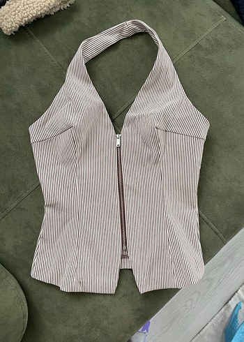 Bershka Kadın korse crop