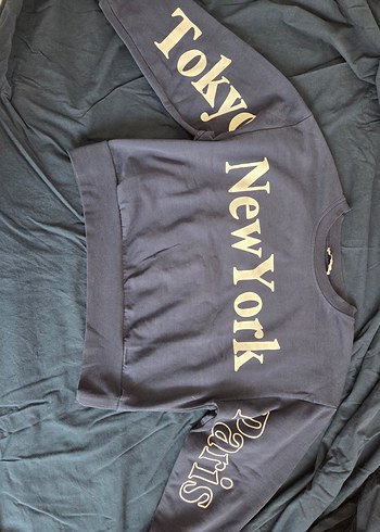 Kadın Lacivert Street Wear Sweatshirt