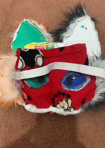 therian maskesi calico cat - Görsel 2