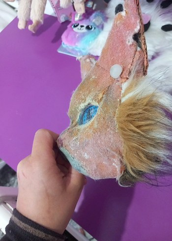 Tilki therian maske - Görsel 5