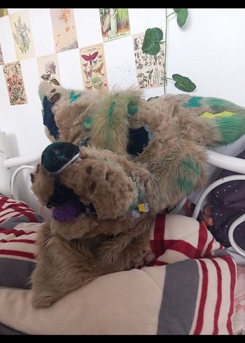 Kahverengi fursuit - Görsel 2