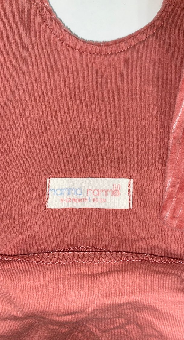 Pembe Kadife Kız Salopet - Görsel 3