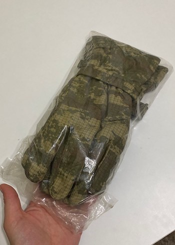 Erkek Kamuflaj Desenli Kışlık Eldiven - Görsel 4