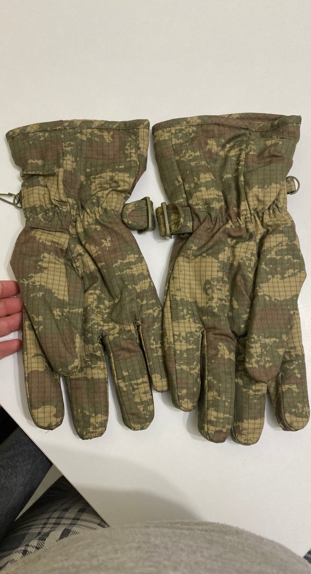 Erkek Kamuflaj Desenli Kışlık Eldiven - Görsel 2