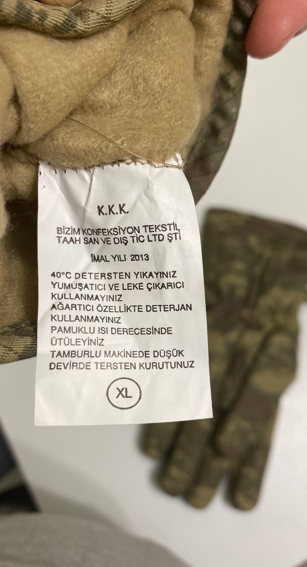 Erkek Kamuflaj Desenli Kışlık Eldiven - Görsel 3