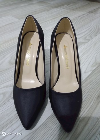 Klasik Siyah Stiletto Topuklu Kadın Ayakkabı - Görsel 4