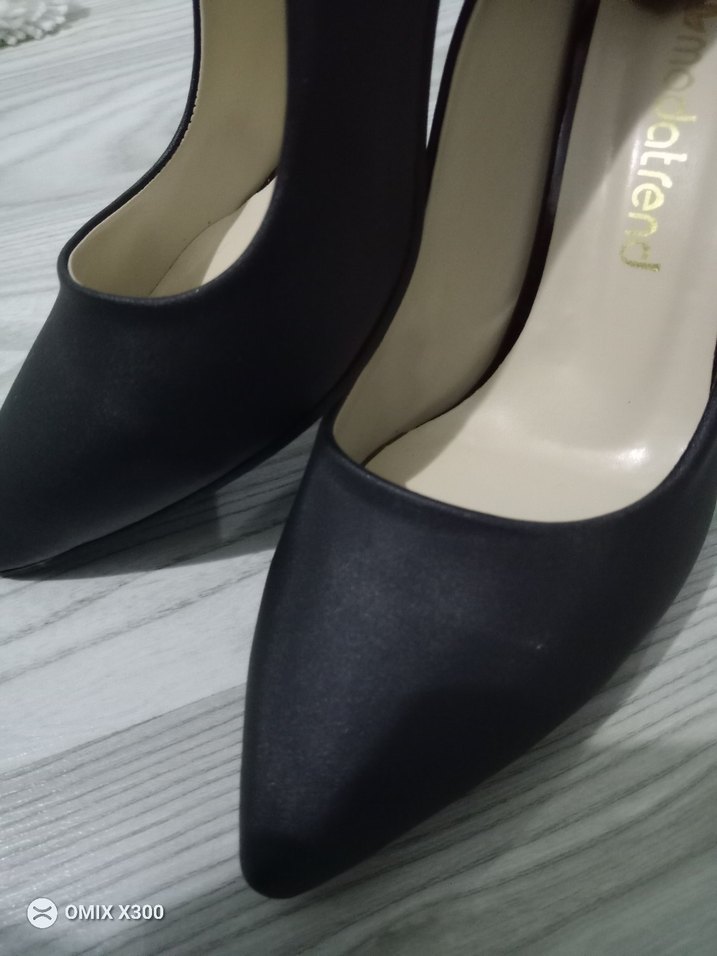 Klasik Siyah Stiletto Topuklu Kadın Ayakkabı - Görsel 3