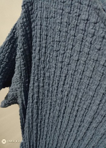 Mavi Triko Keten Tulum - Görsel 2