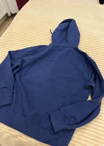 m Beden Nike Lacivert Fermuarlı Kapüşonlu Sweatshirt