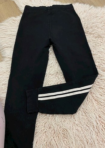 Siyah Kadın Spor Paça Detaylı Sweatpant - Görsel 4