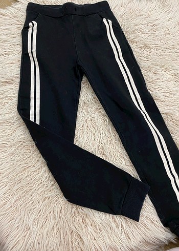 Siyah Kadın Spor Paça Detaylı Sweatpant - Görsel 2