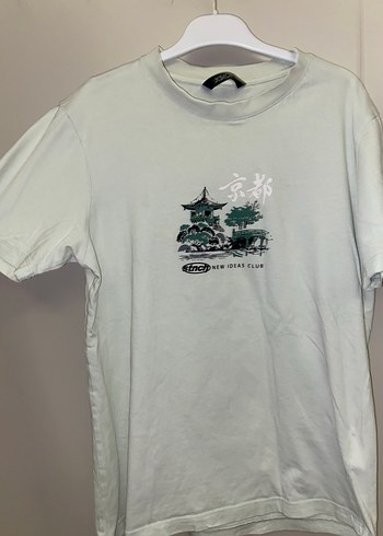 Pamuklu, Baskılı, Gri Erkek Tişört - Görsel 2