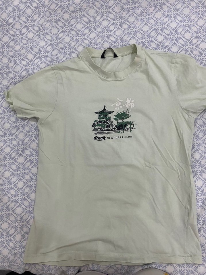 Pamuklu, Baskılı, Gri Erkek Tişört - Görsel 5