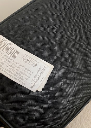 Stradivarius Siyah Deri Kemerli Kadın Çapraz Çanta