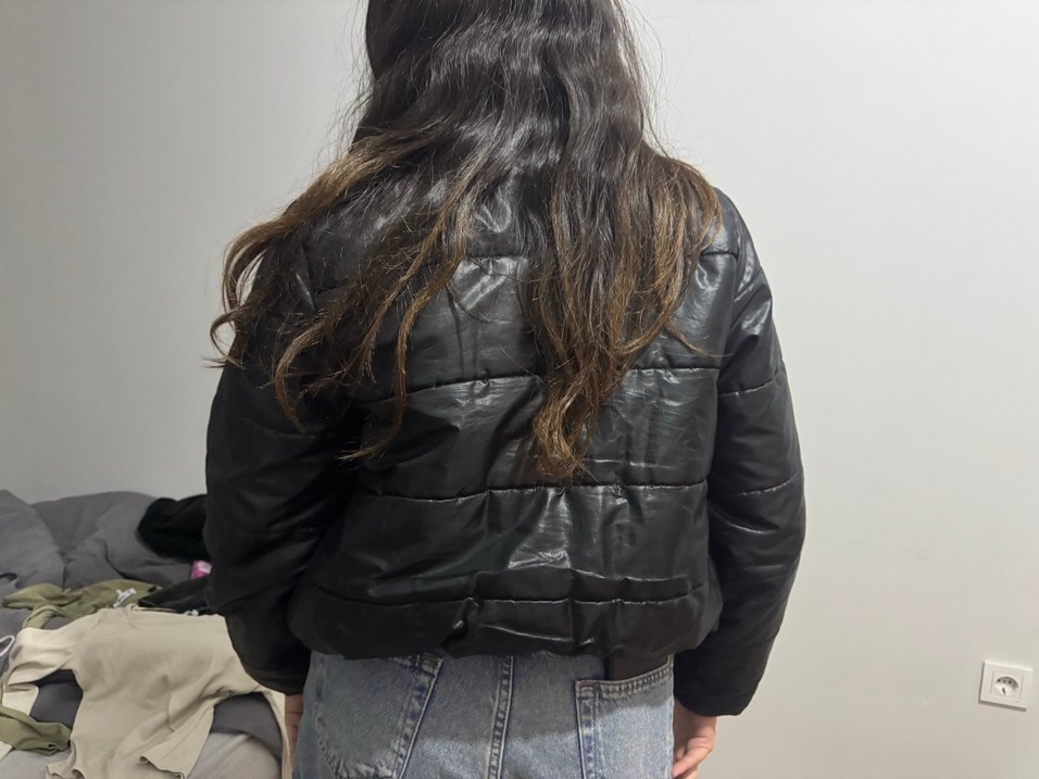 Siyah   Kadın Mont - Görsel 2