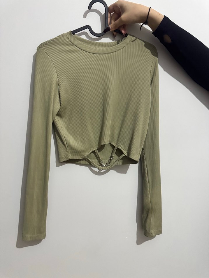 Zincir Detaylı yeşil  zincir detaylı KOTON - Görsel 2