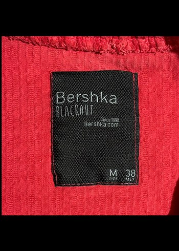 m Beden kırmızı Renk Kırmızı Ceket/ Bershka
