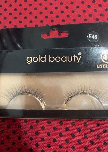 Gold Beauty 4D Yanlış Kirpik - Görsel 3