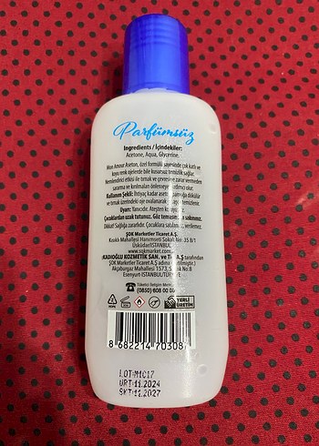 Mon Arcour Parfümsüz Besleyici Aseton 130 ml - Görsel 2