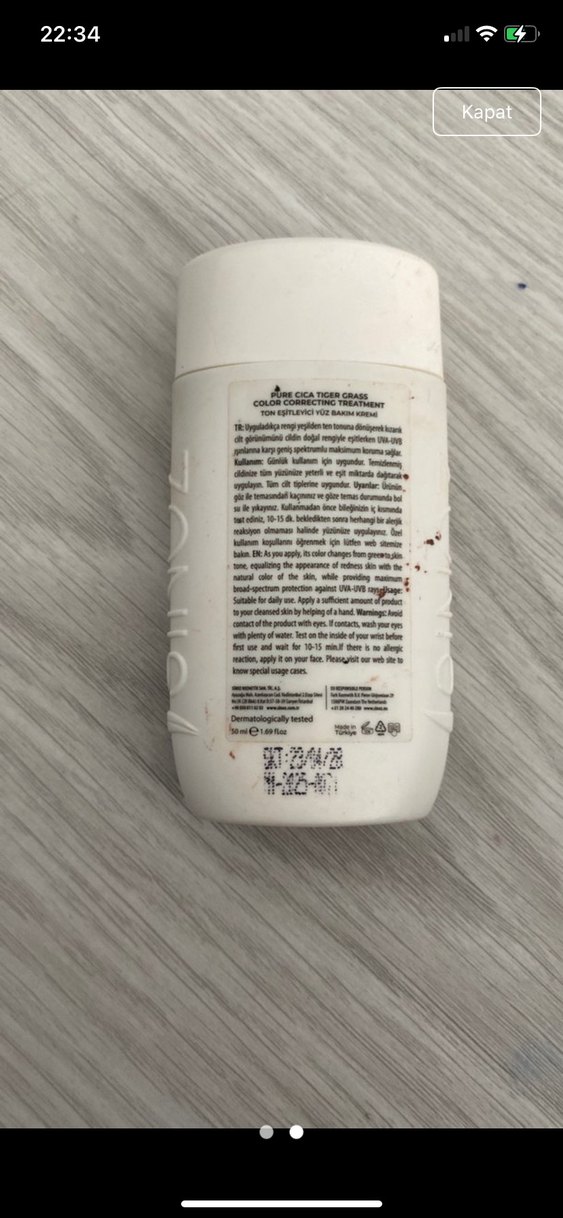 SiNOZ Pure Cica Renk Düzeltici SPF 50+ Güneş Kremi - Görsel 2