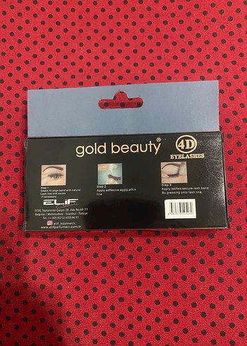 Gold Beauty 4D Takma Kirpik - Görsel 2