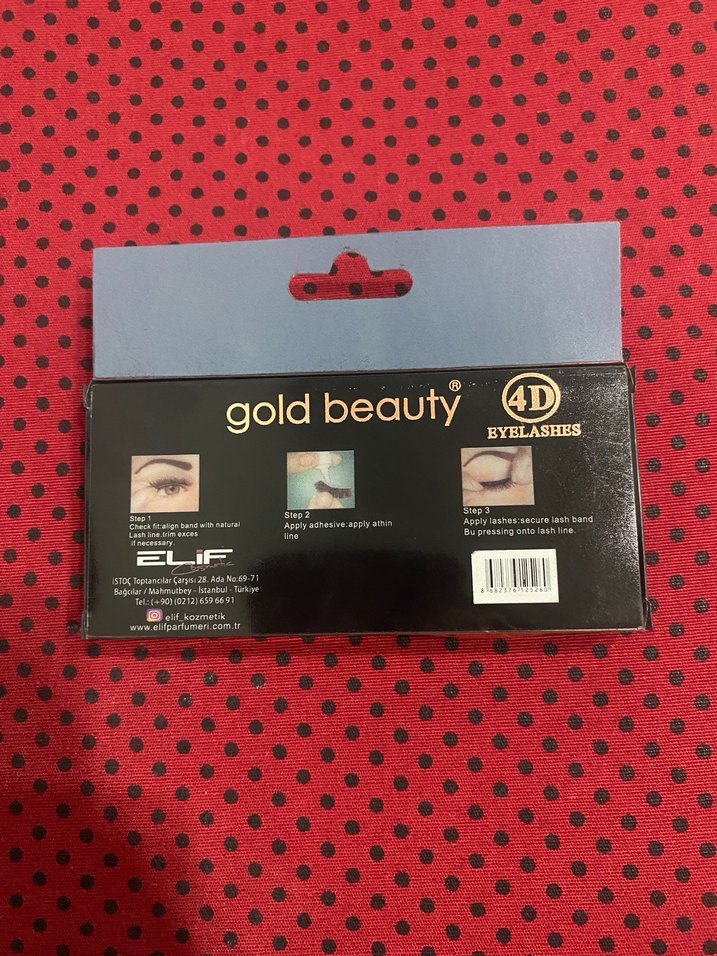 Gold Beauty 4D Takma Kirpik - Görsel 2