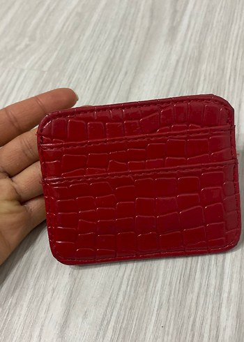 Kırmızı Parlak Deri Kadın Cüzdanı - Görsel 2