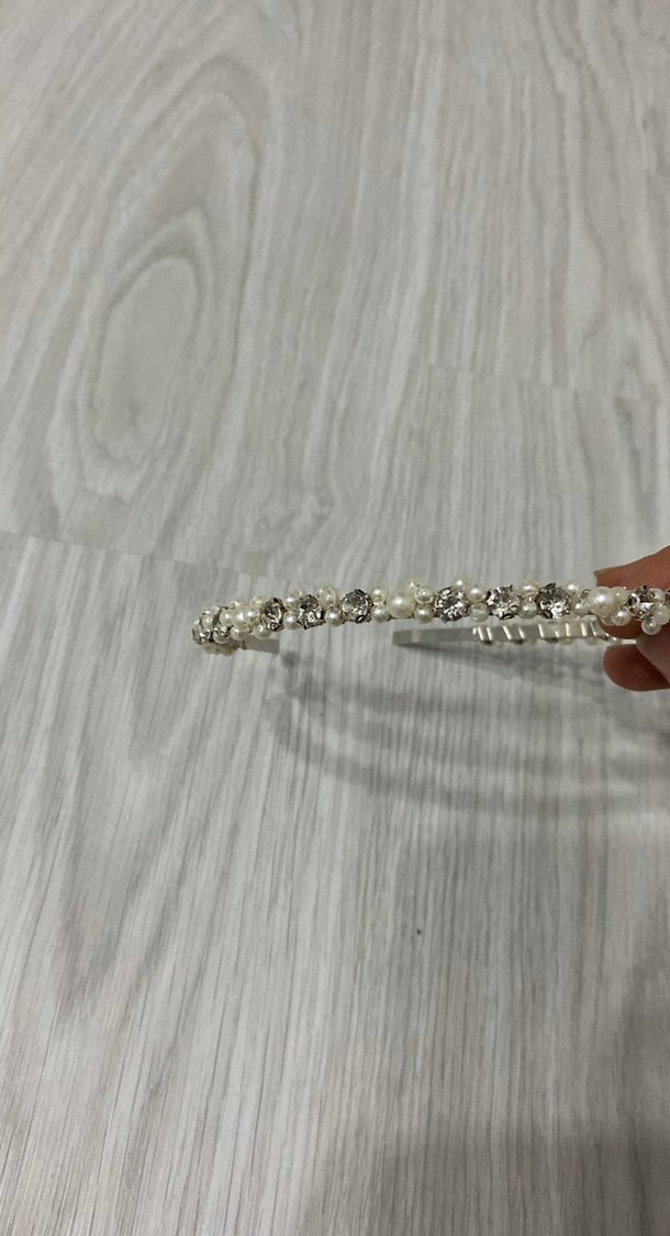 Boncuk Detaylı Metal Saç Aksesuarı - Görsel 2