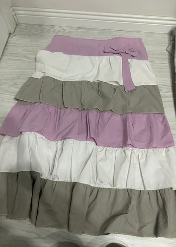 Bohem Tarz Midi Hamile Etek - Görsel 2