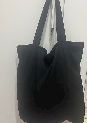 Siyah Fermuarlı Minimalist Kadın Çanta - Görsel 3