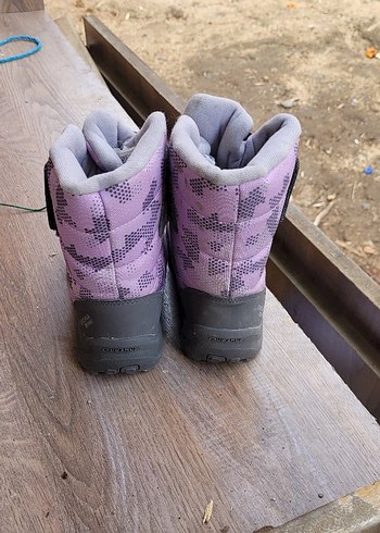 Kız Çocuk Mor Yılan Desenli Kaymaz Bot - Görsel 3