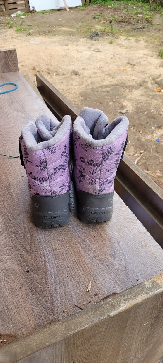 Kız Çocuk Mor Yılan Desenli Kaymaz Bot - Görsel 3